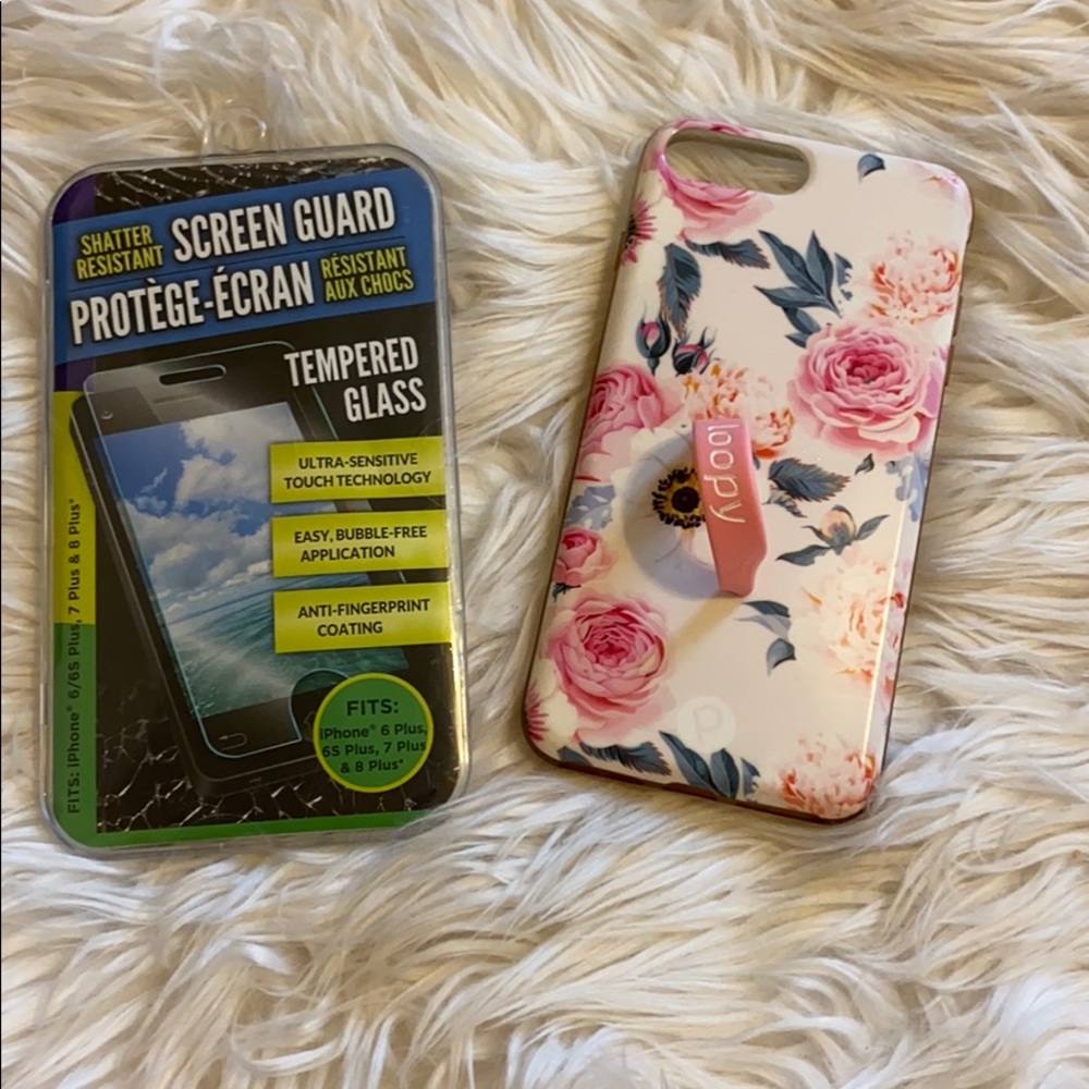 Loopy floral case for iPhone 8 Plus